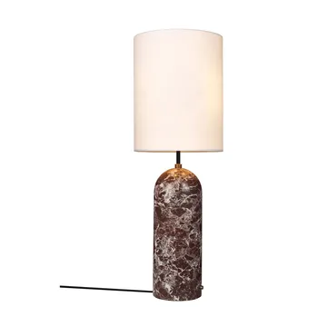 Gravity XL golvlampa - Maroon marble-white - GUBI