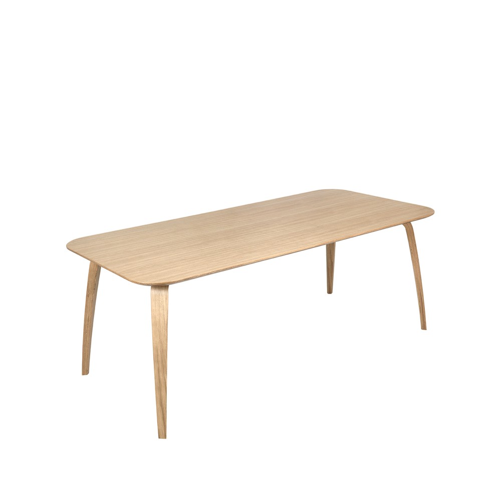 Gubi rektangulärt matbord oak | Skandinavisk Design | Matbord | Beige