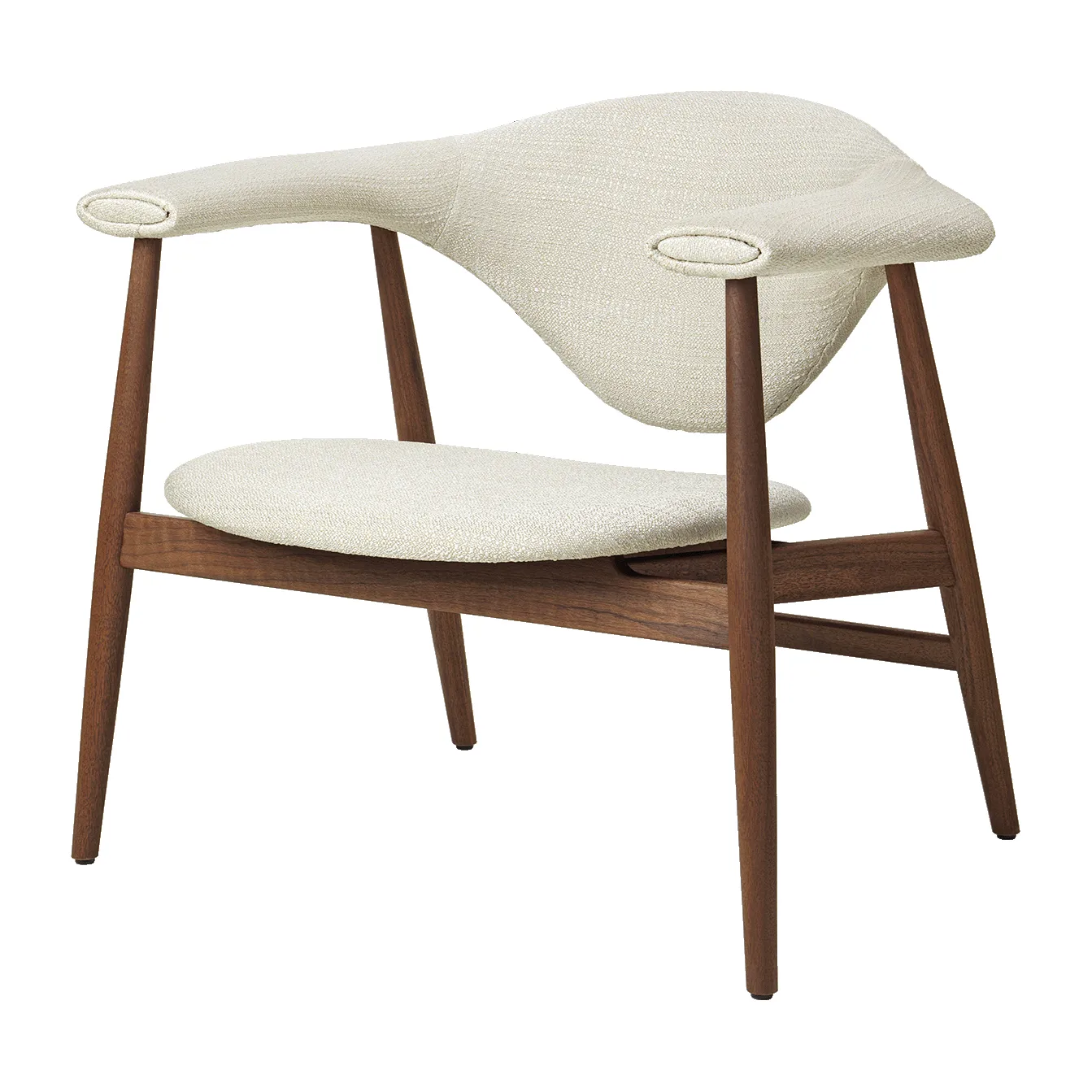 Masculo loungefåtölj, Eero special FR 106-walnut GUBI