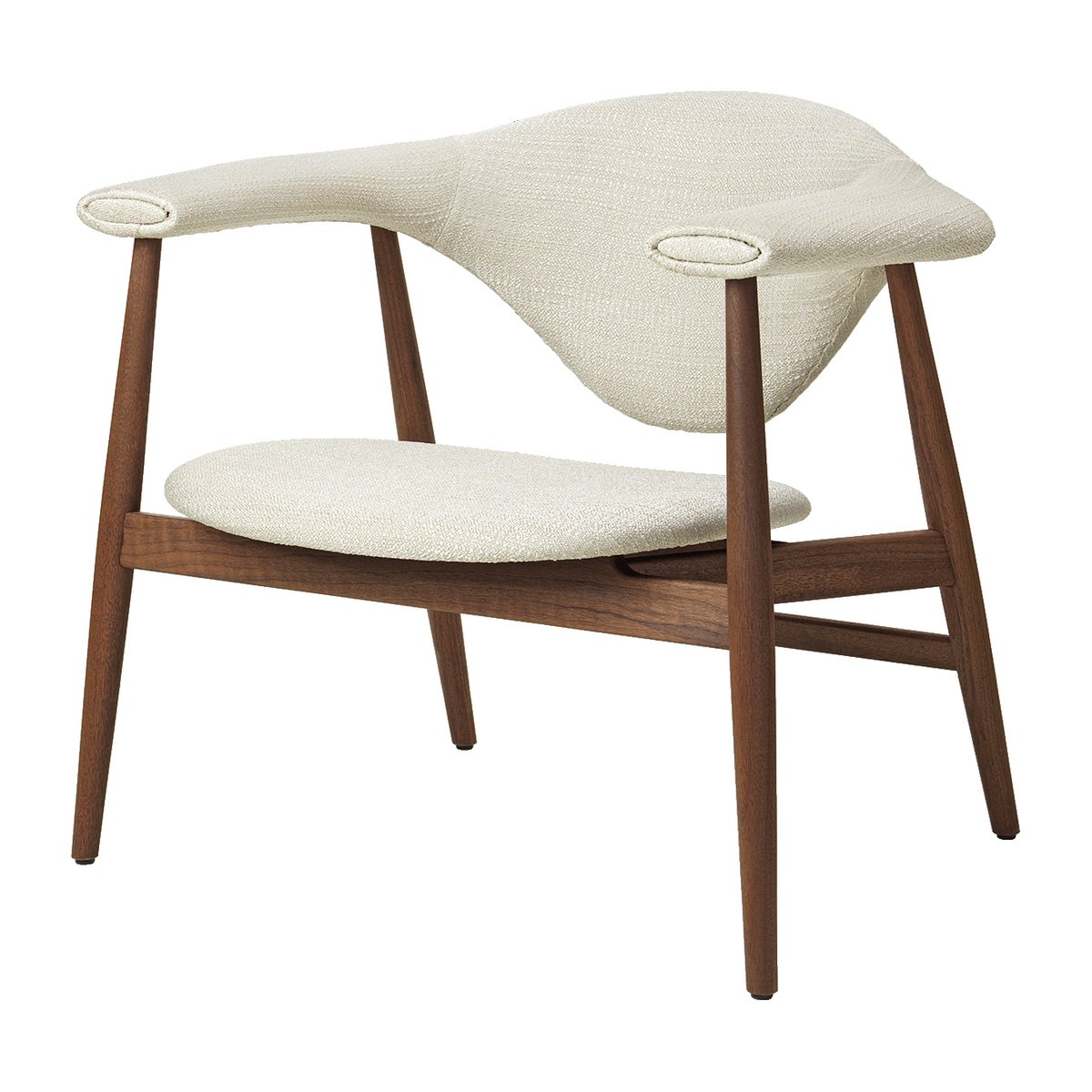 GUBI Masculo loungefåtölj Eero special FR 106-walnut