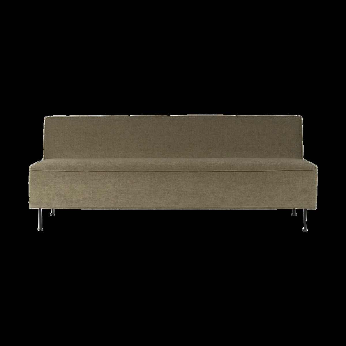 GUBI Modern Line soffa 180x83x70 cm Belsuede special FR 002-black