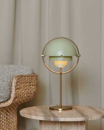 Multi-Lite bordslampa - Brass-desert sage - GUBI