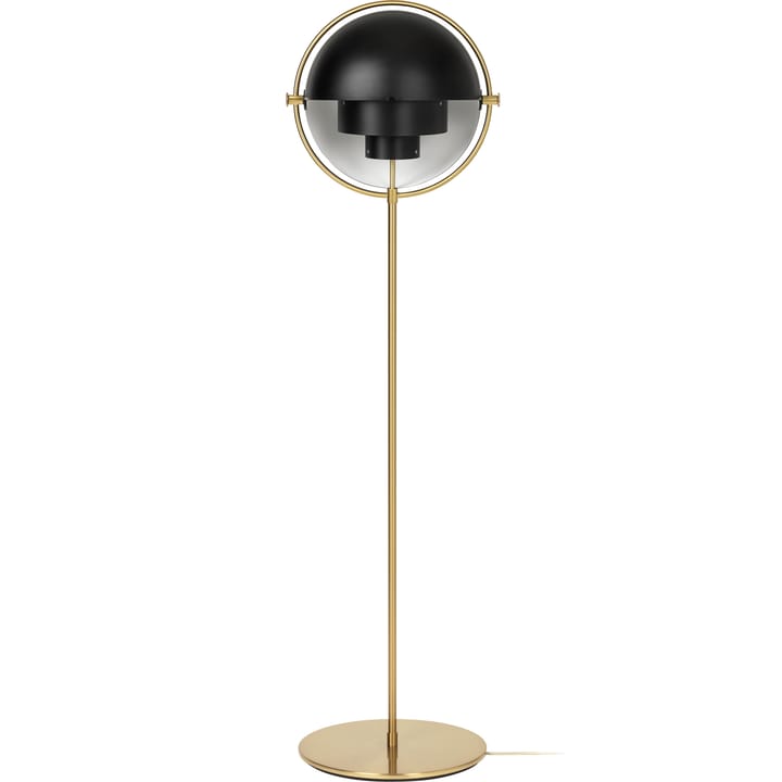 Multi-Lite golvlampa, Mässing-svart GUBI