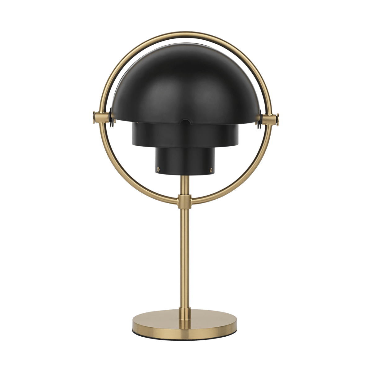 GUBI Multi-Lite portabel lampa Black semi matt-brass
