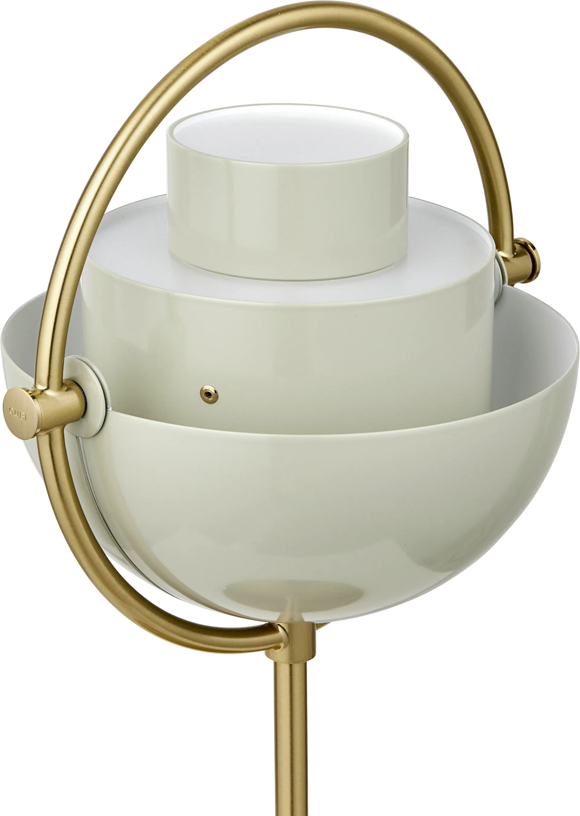 Multi-Lite portabel lampa, Pastel gray-brass GUBI