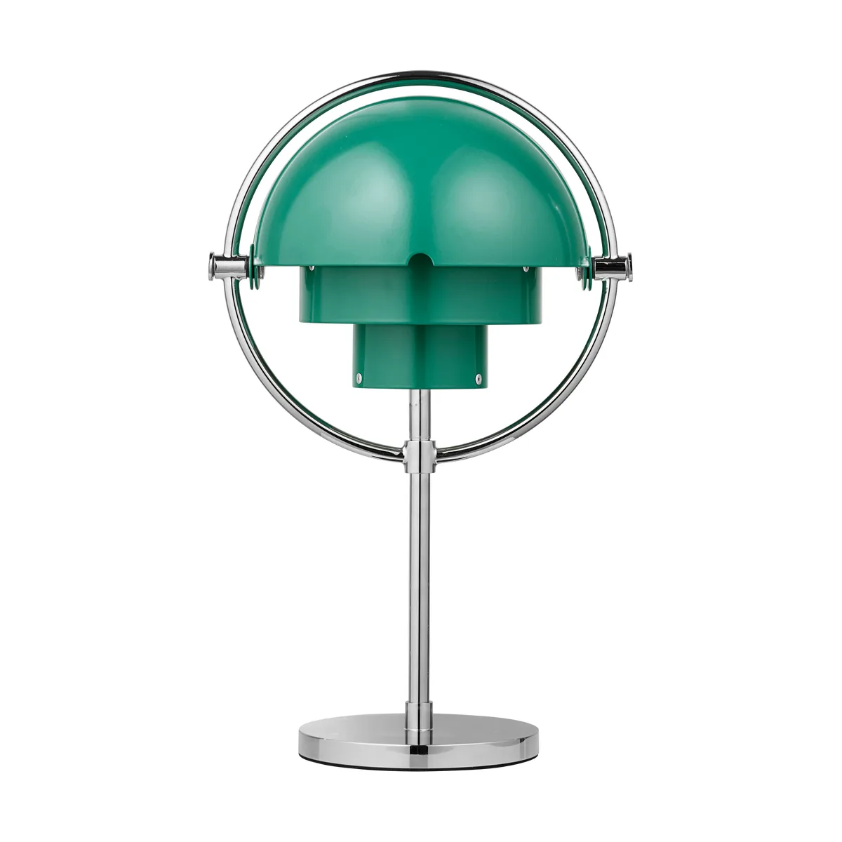 GUBI Multi-Lite portabel lampa Teal green-chrome