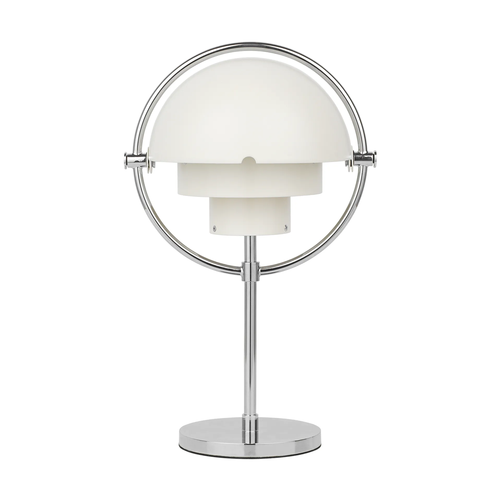 Multi-Lite portabel lampa, White semi matt-chrome GUBI