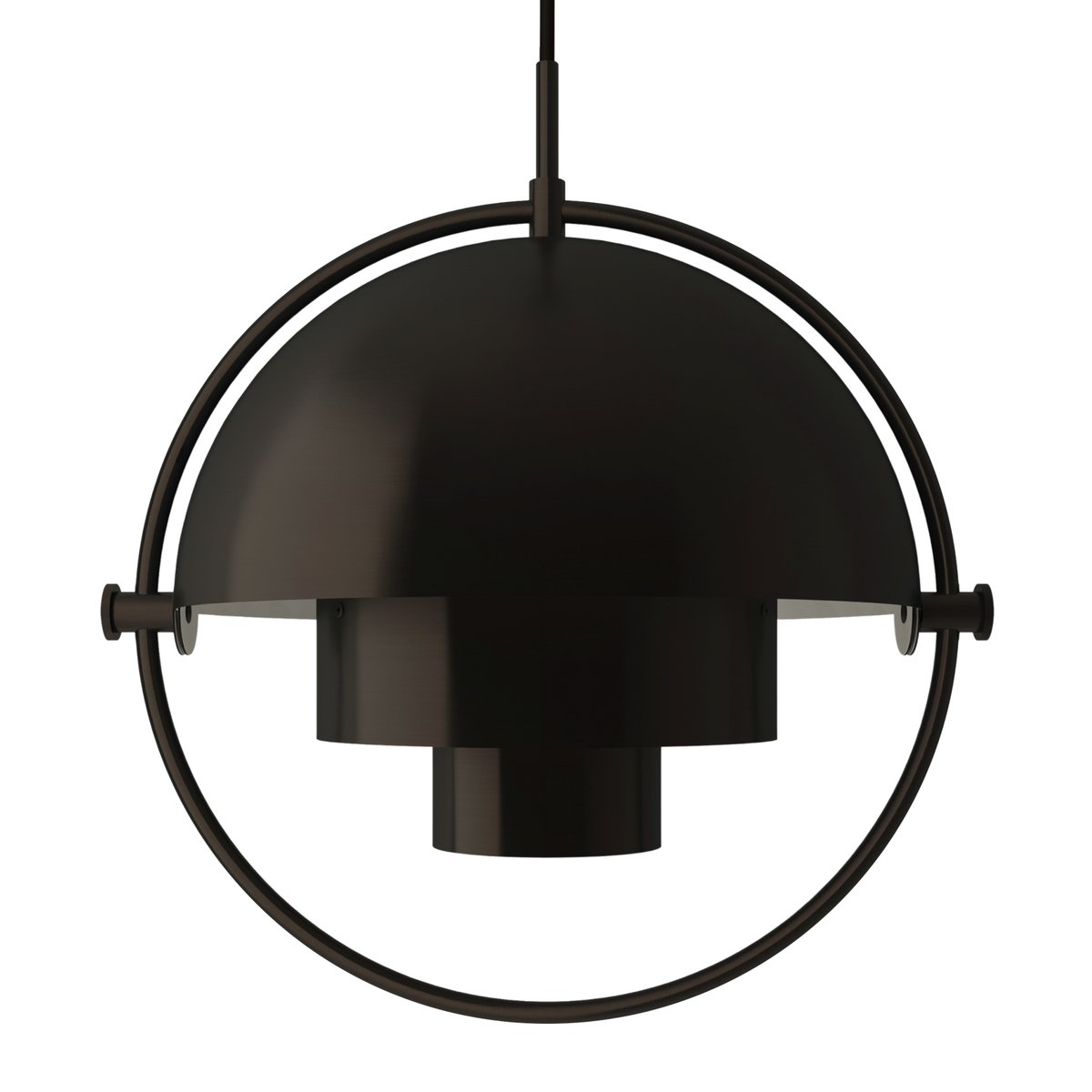 GUBI Multi-Lite taklampa Antik mässing | Skandinavisk Design | Taklampor & Pendlar | Svart