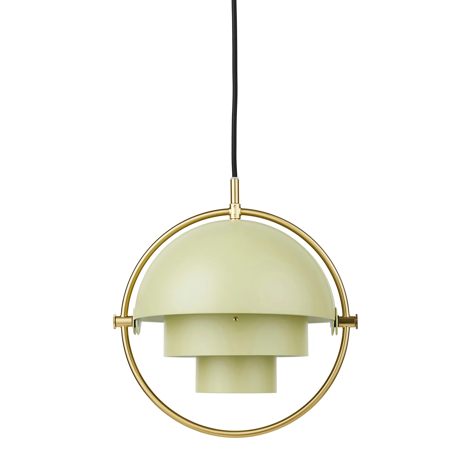 Multi-Lite taklampa small, Brass-desert sage GUBI