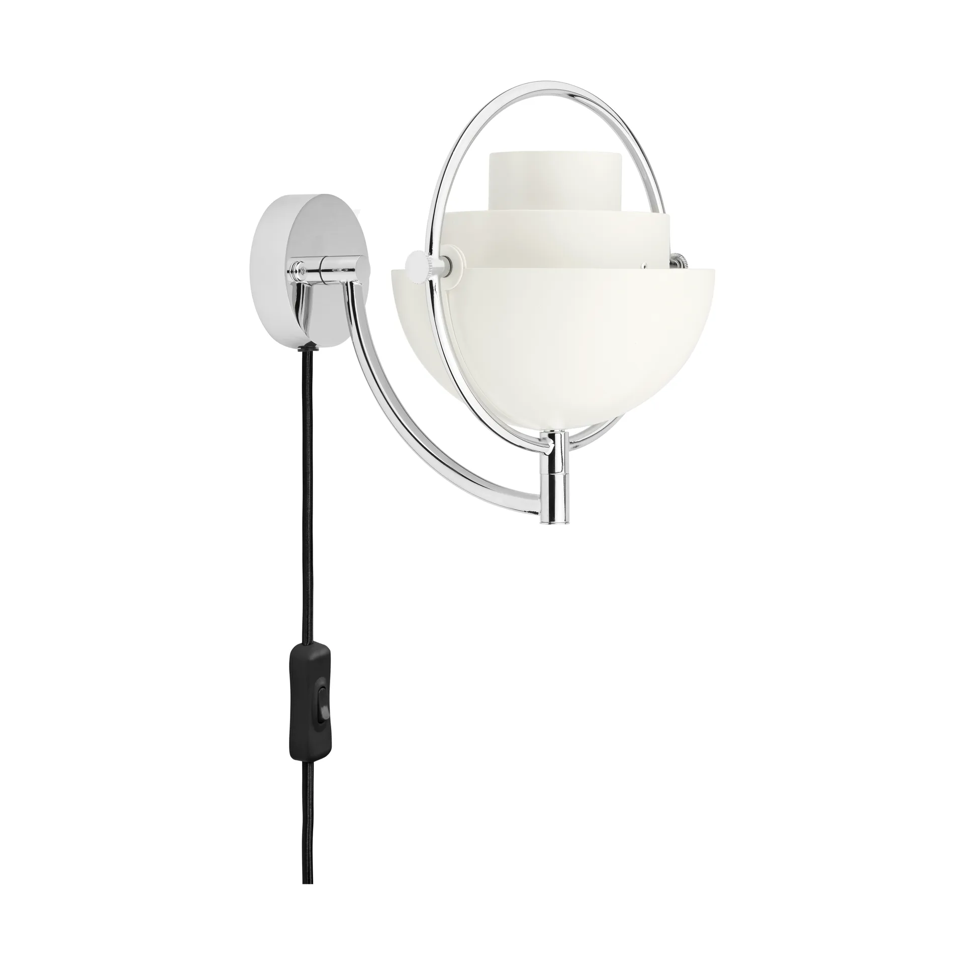 Multi-Lite vägglampa, Vit-krom GUBI
