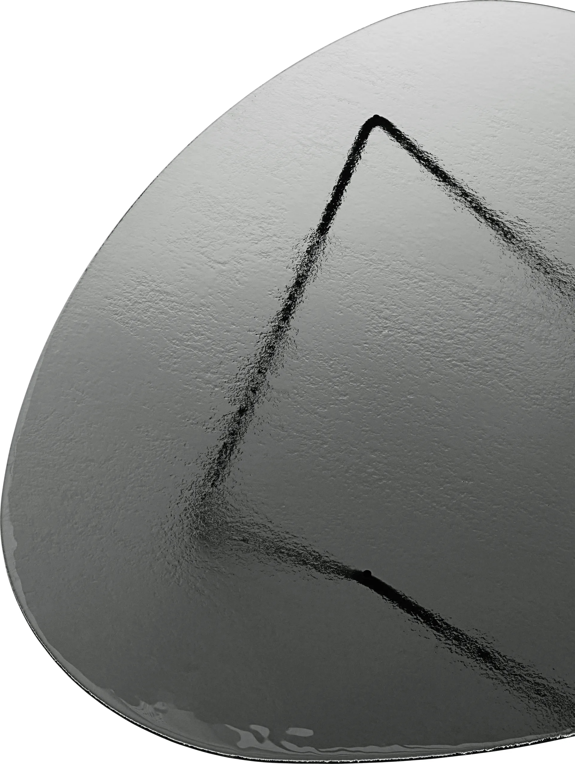 Pedrera soffbord, Svart semimatt-strukturglas smoke GUBI