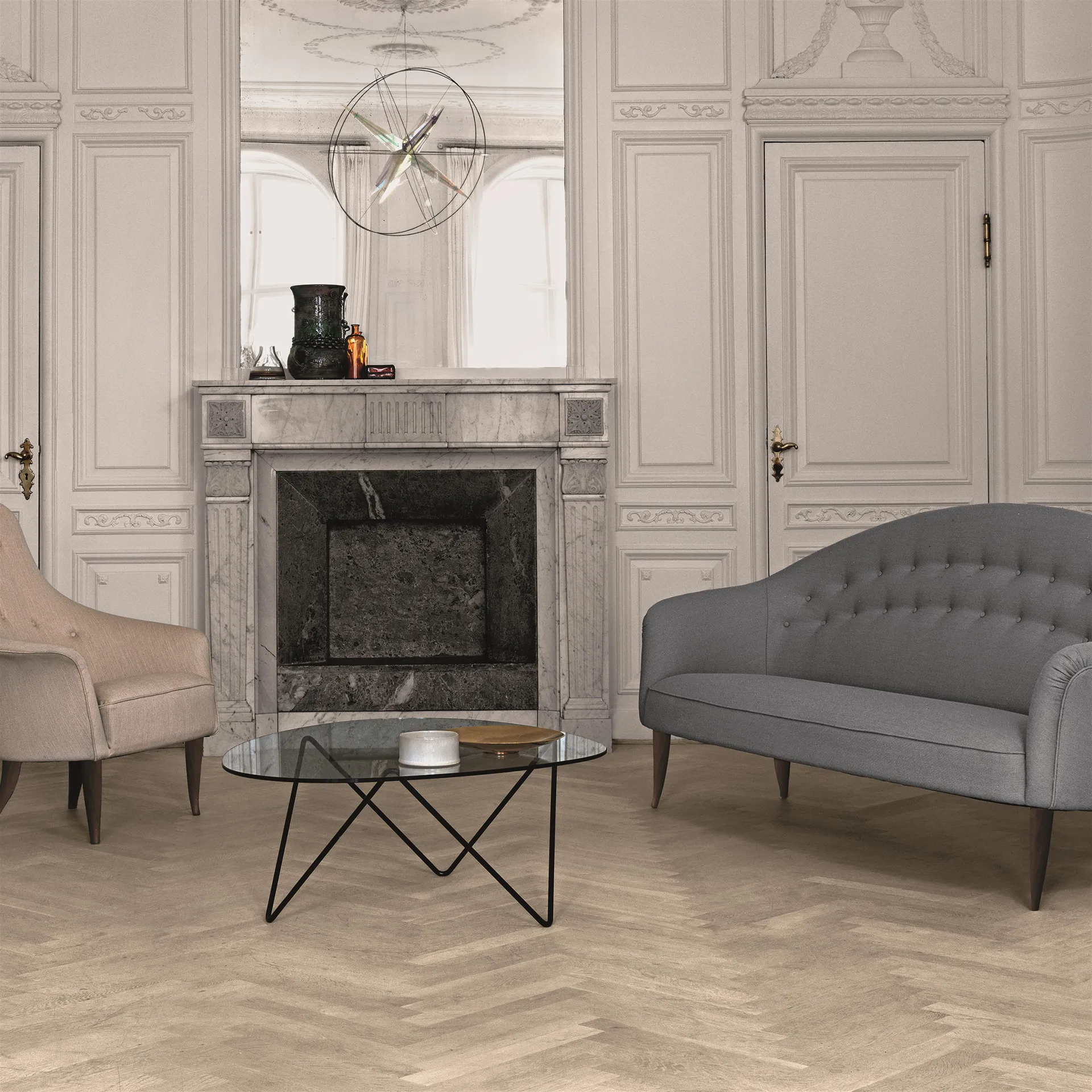 Pedrera soffbord, Svart GUBI