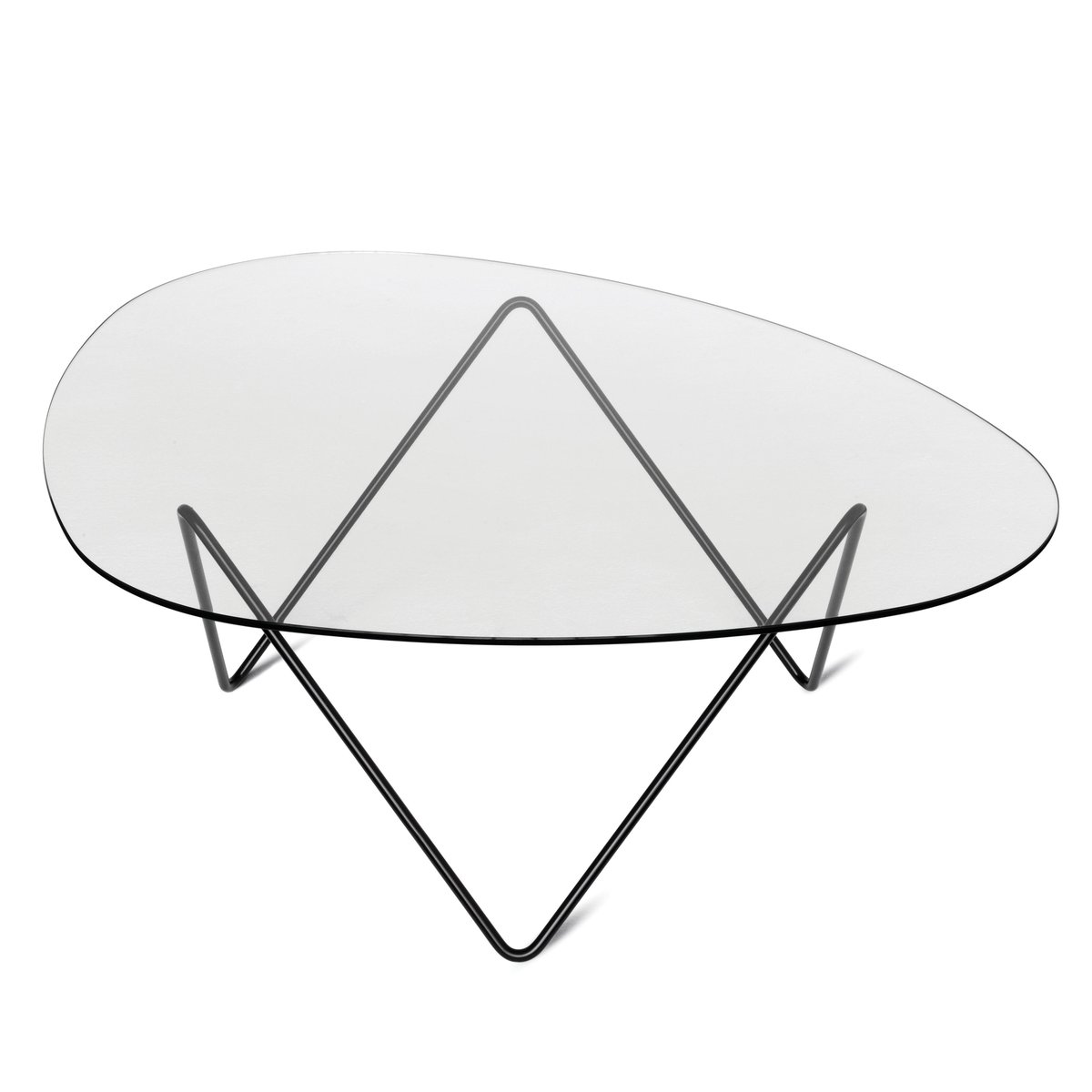 GUBI Pedrera soffbord svarta ben | Skandinavisk Design | Soffbord | Svart