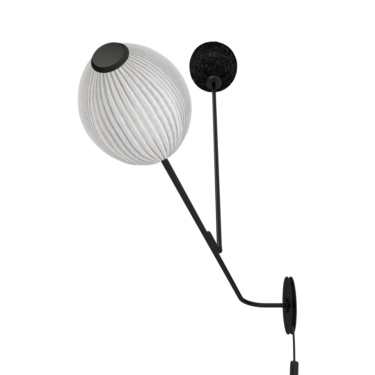 GUBI Satellite vägglampa Black-white | Skandinavisk Design | Taklampor & Pendlar | Svart