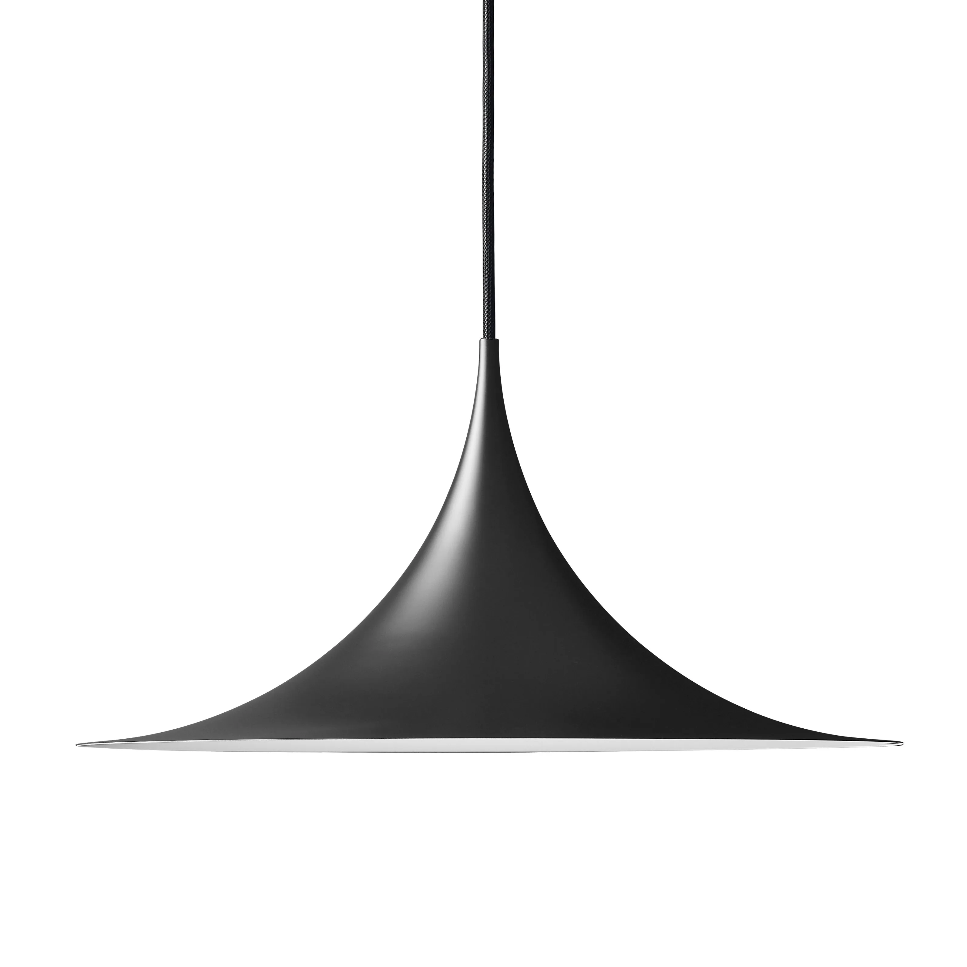 Semi pendel Ø60 cm, Black semi matt