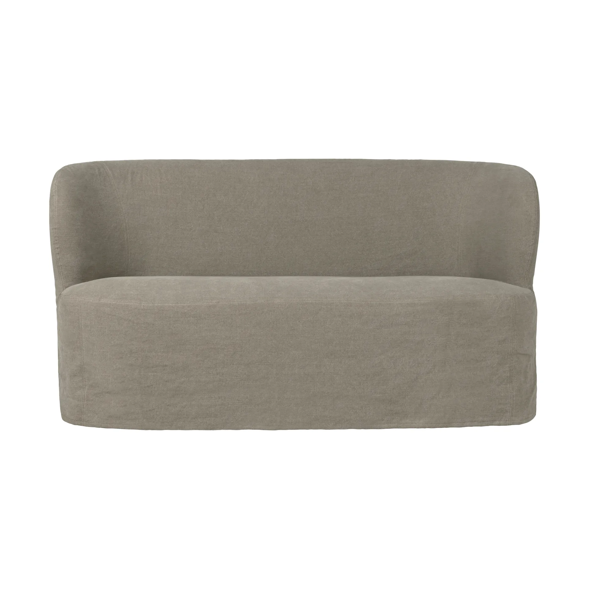 Stay Slipcover soffa, Linen Flax 0024, 150x70 cm, 2-sits GUBI Stay Slipcover soffa, Linen Flax 0024, 150x70 cm, 2-sits GUBI