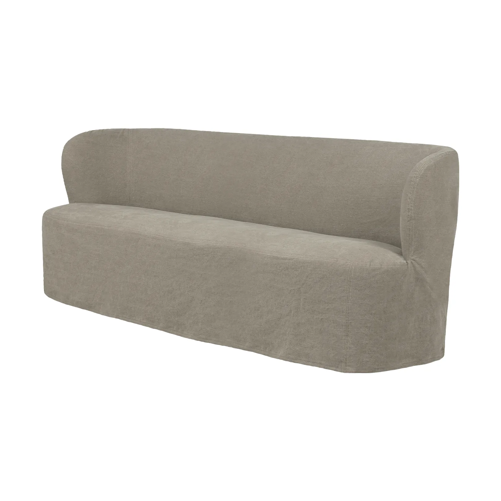 Stay Slipcover soffa, Linen Flax 0024, 190x70 cm, 2,5-sits GUBI Stay Slipcover soffa, Linen Flax 0024, 190x70 cm, 2,5-sits GUBI