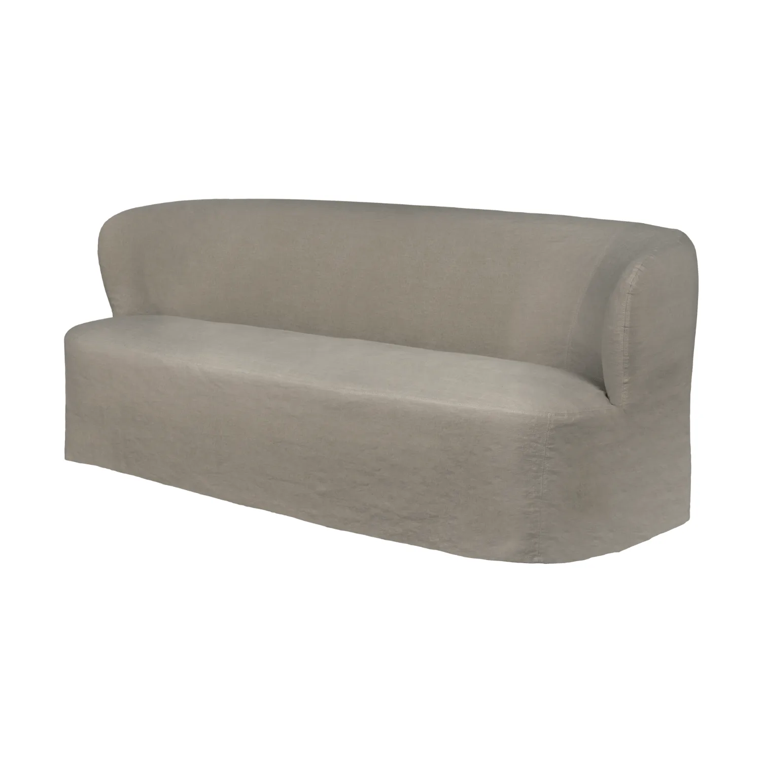 Stay Slipcover soffa, Linen Flax 0024, 190x95 cm, 2,5-sits GUBI Stay Slipcover soffa, Linen Flax 0024, 190x95 cm, 2,5-sits GUBI
