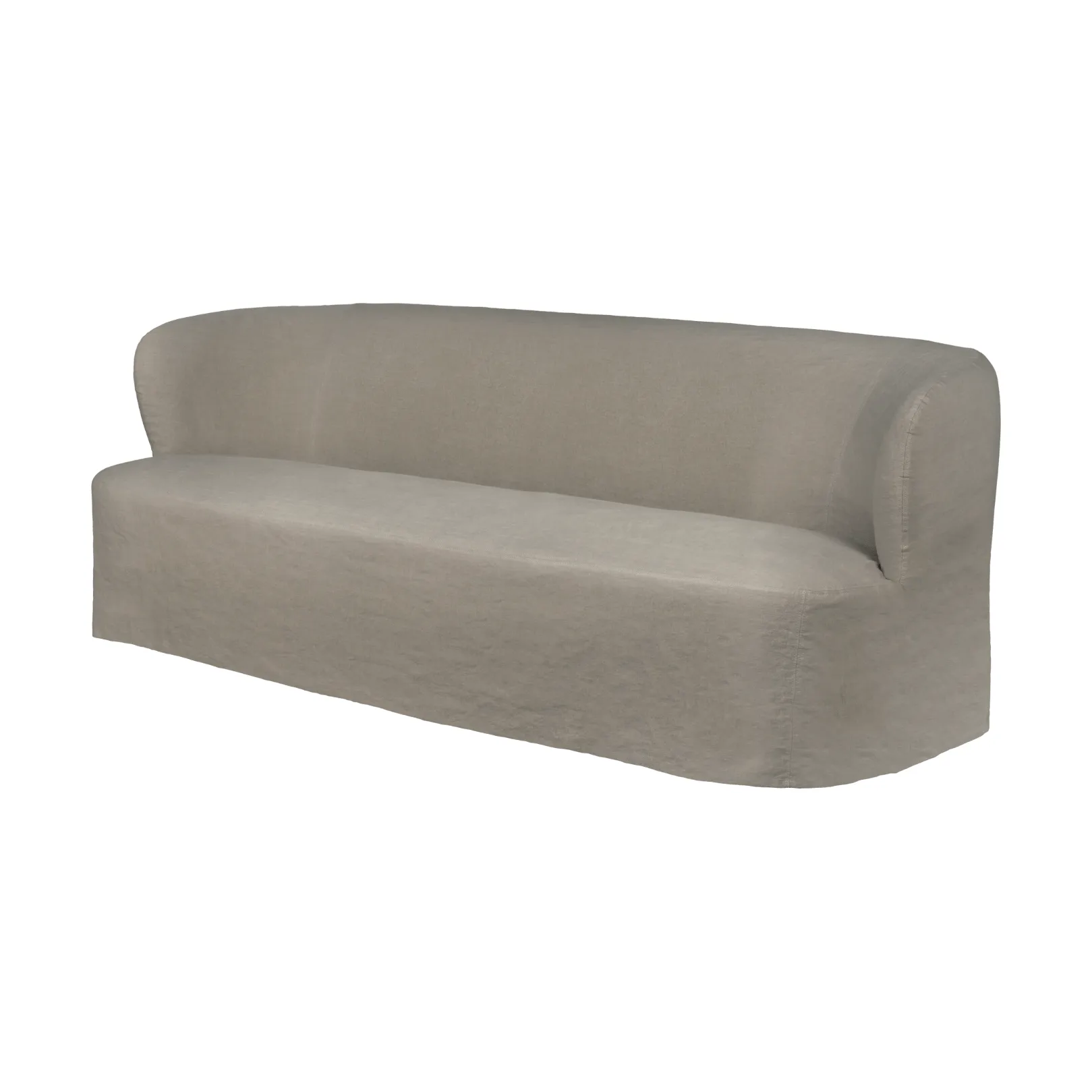 Stay Slipcover soffa, Linen Flax 0024, 220x95 cm, 3-sits GUBI Stay Slipcover soffa, Linen Flax 0024, 220x95 cm, 3-sits GUBI