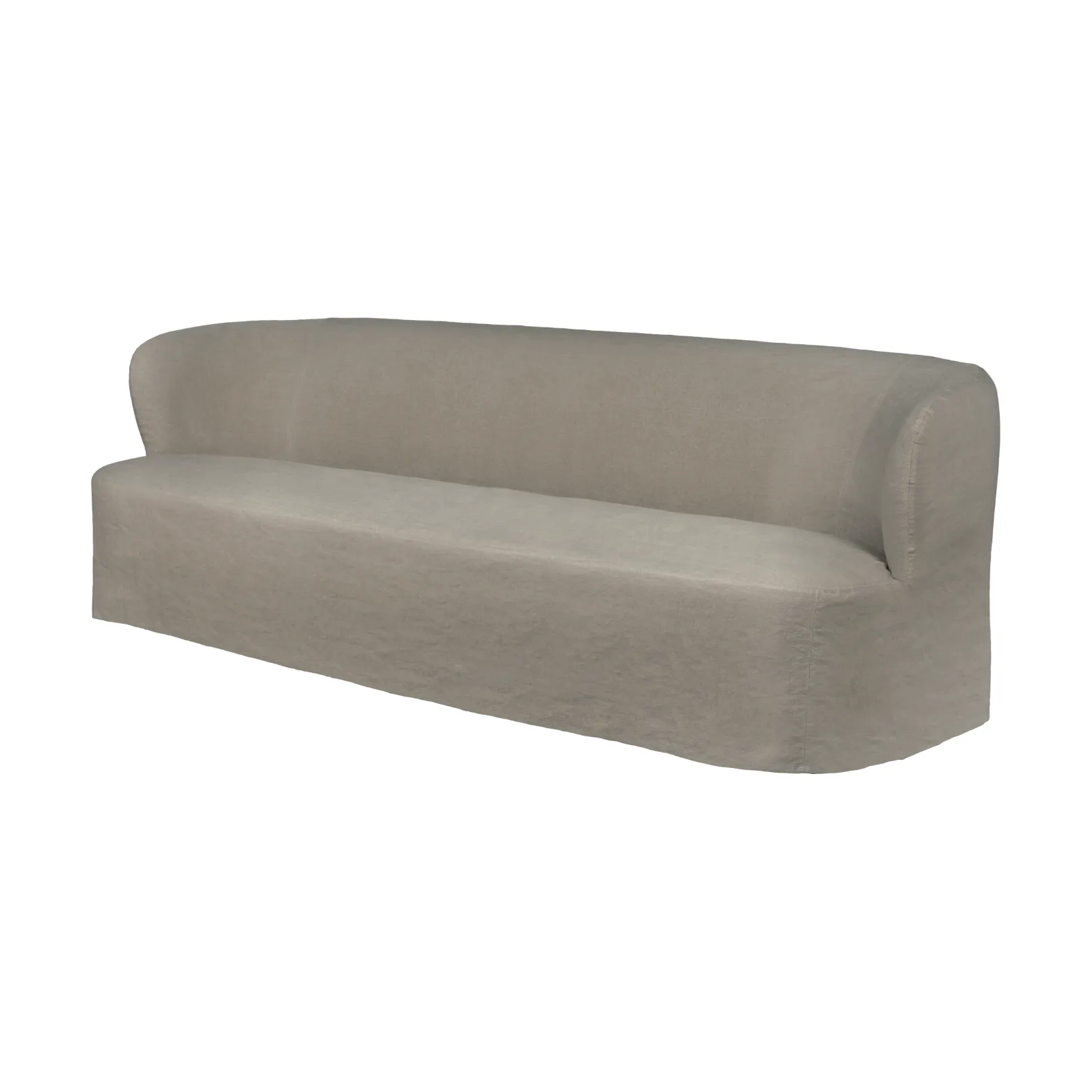 Stay Slipcover soffa, Linen Flax 0024, 260x95 cm, 4-sits GUBI Stay Slipcover soffa, Linen Flax 0024, 260x95 cm, 4-sits GUBI