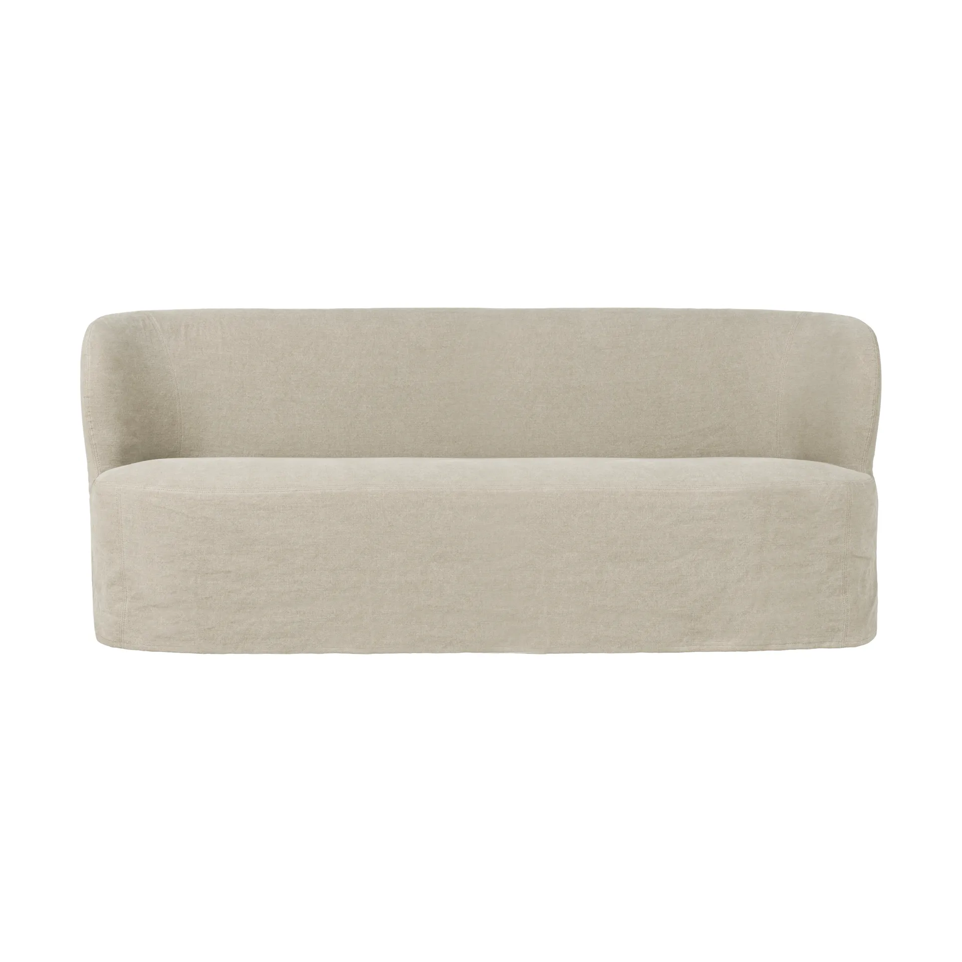 Stay Slipcover soffa, Linen Natural 0023, 190x70 cm, 2,5-sits GUBI Stay Slipcover soffa, Linen Natural 0023, 190x70 cm, 2,5-sits GUBI