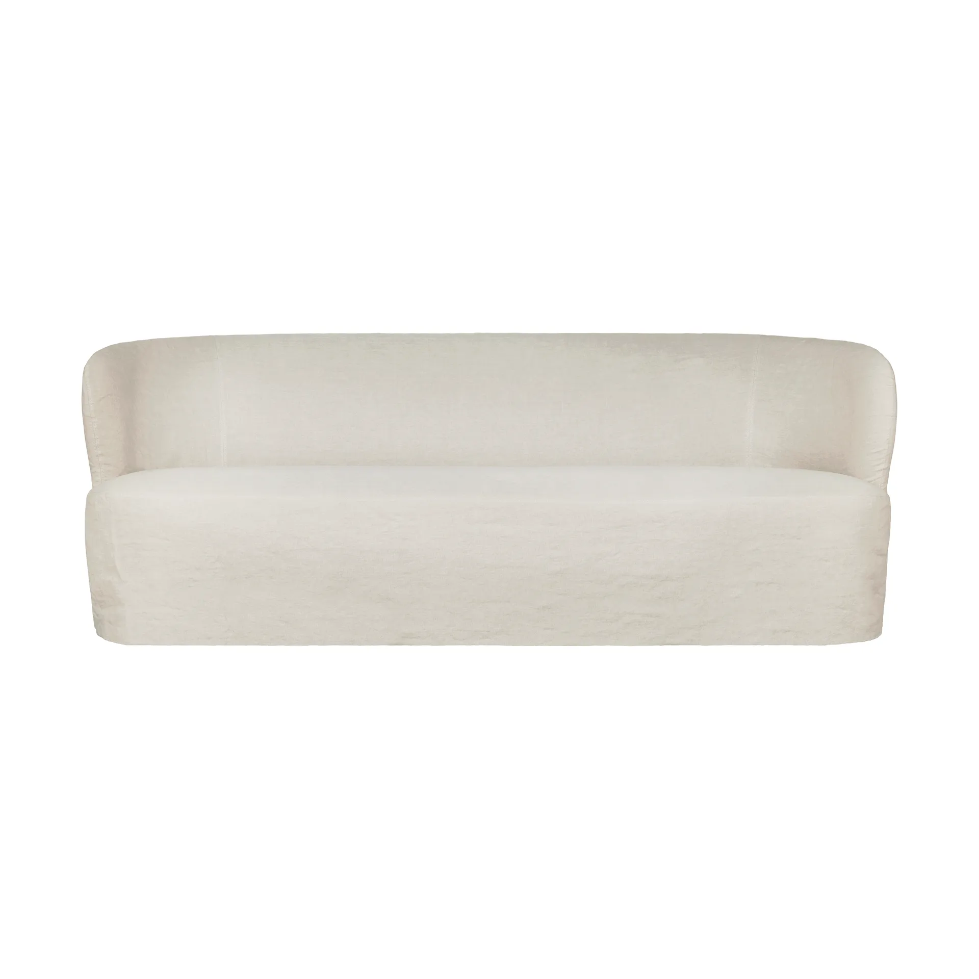 Stay Slipcover soffa, Linen Natural 0023, 220x95 cm, 3-sits GUBI Stay Slipcover soffa, Linen Natural 0023, 220x95 cm, 3-sits GUBI