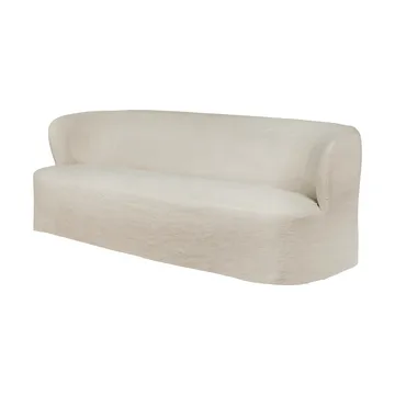Stay Slipcover soffa - Linen Natural 0023, 220x95 cm, 3-sits - GUBI