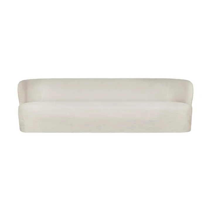 Stay Slipcover soffa - Linen Natural 0023, 260x95 cm, 4-sits - GUBI