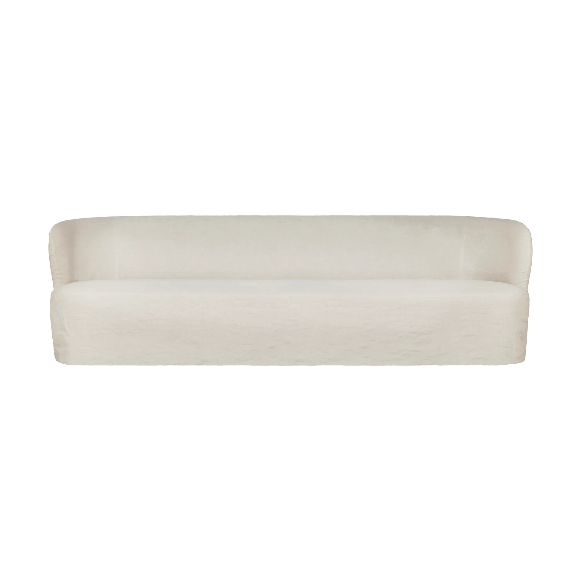 Stay Slipcover soffa, Linen Natural 0023, 260x95 cm, 4-sits GUBI Stay Slipcover soffa, Linen Natural 0023, 260x95 cm, 4-sits GUBI