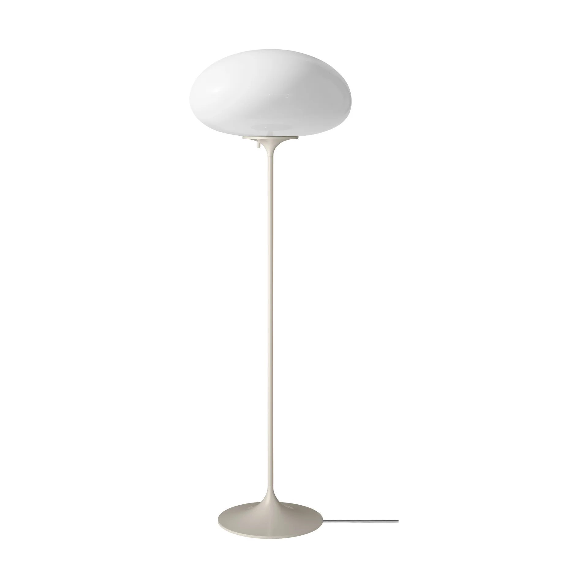 Stemlite golvlampa, Pebble grey-opalglas, 110 cm GUBI