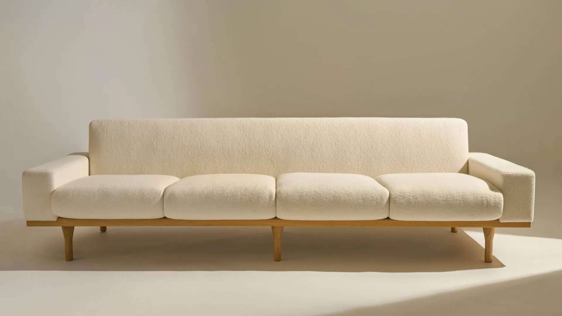 SW50 soffa, Harp 24 Ivory-oljad ek, 4-sits GUBI SW50 soffa, Harp 24 Ivory-oljad ek, 4-sits GUBI