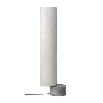 Unbound golvlampa 120 cm - Kanvas-grå marmor - GUBI