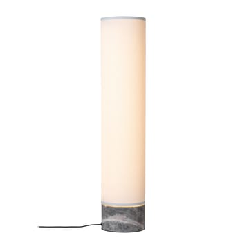 Unbound golvlampa 80 cm - Vit-grå marmor - GUBI
