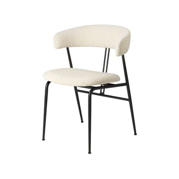 Violin dining chair - Karakorum 001 ivory-black matt - GUBI