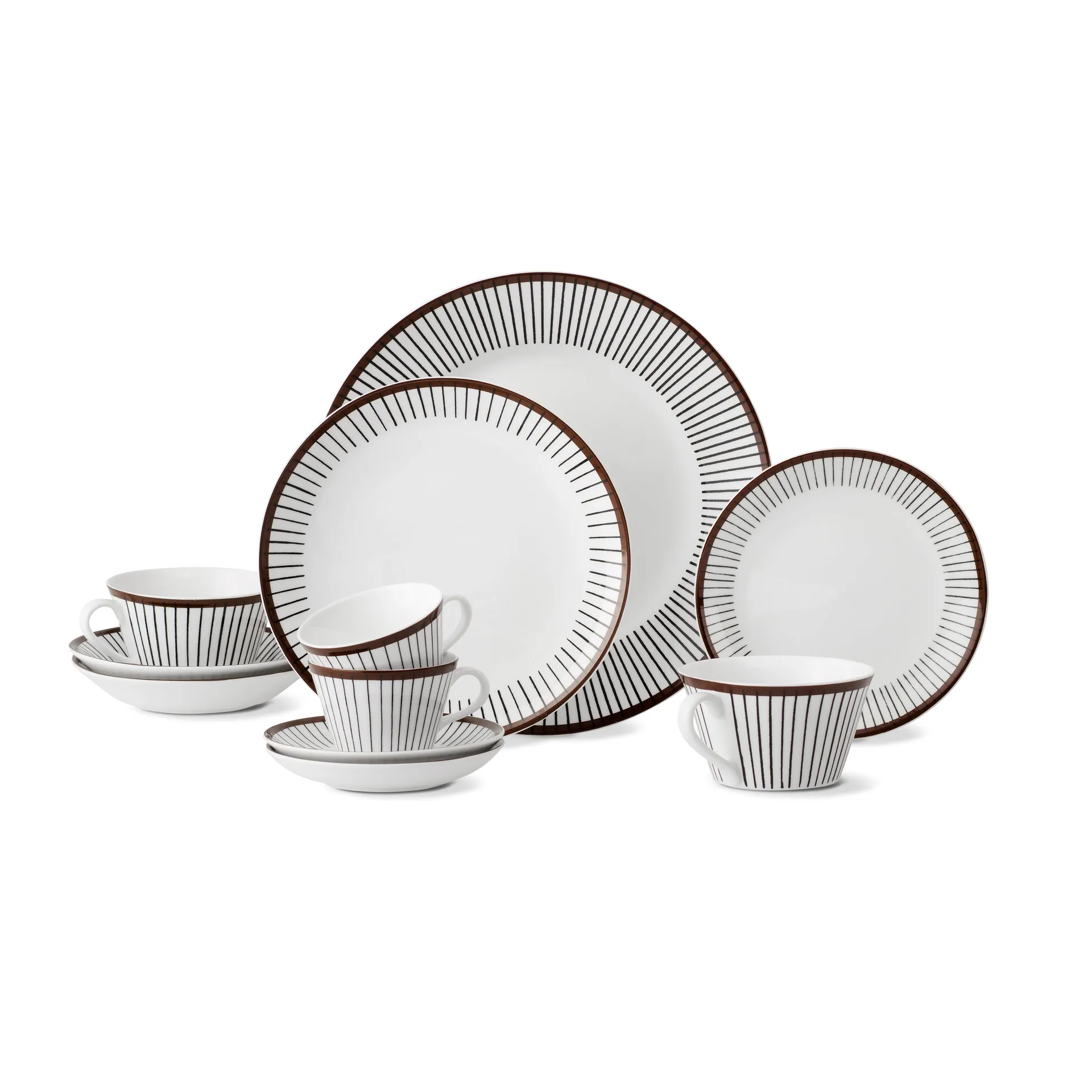 Ribb tallrik, Ø 18 cm Gustavsbergs Porslinsfabrik