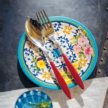 Feeling serveringsbestick - Clear red, 2 delar - Guzzini