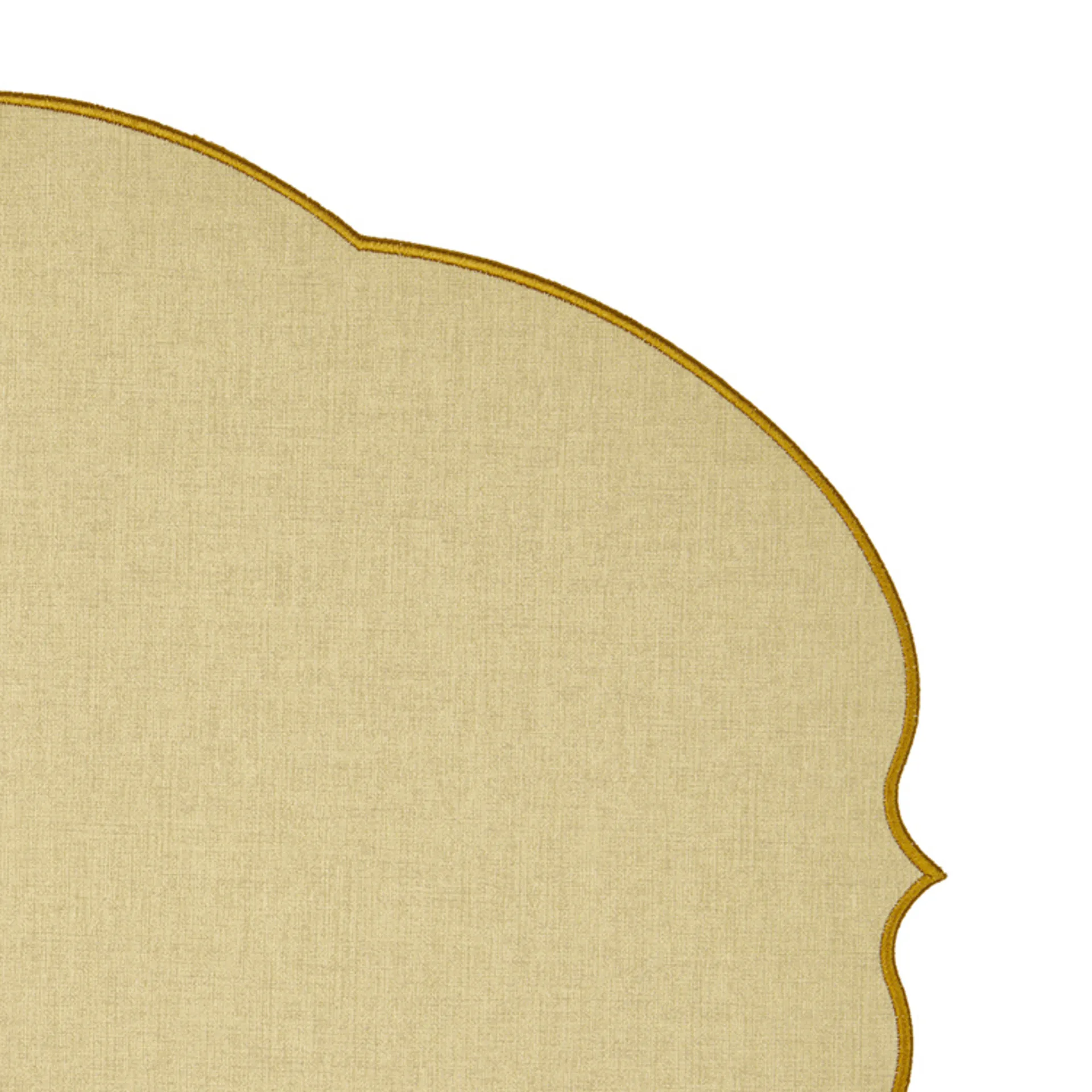 Flowers bordstablett, Dusty yellow Guzzini