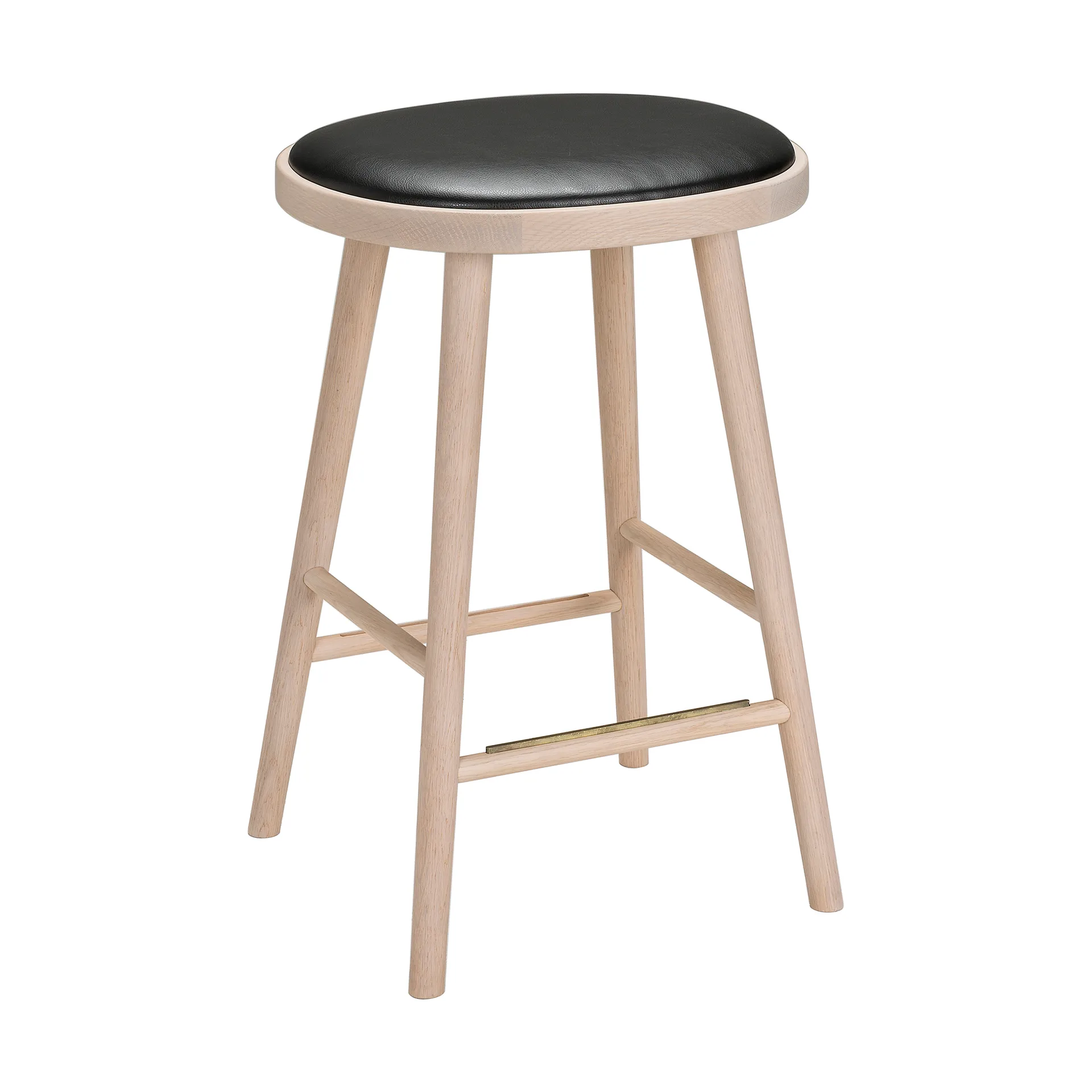 Colibri barpall 63 cm, Ek blond bets-svart dyna Hans K