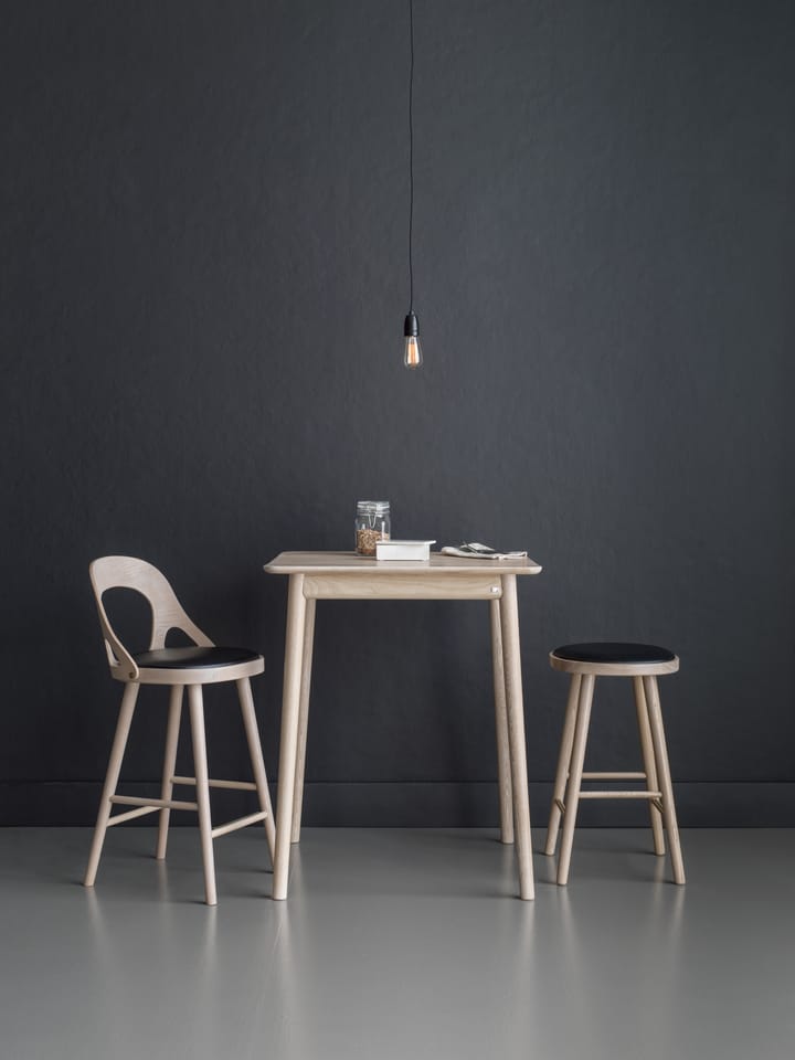Colibri barpall 63 cm, Ek blond bets-svart dyna Hans K