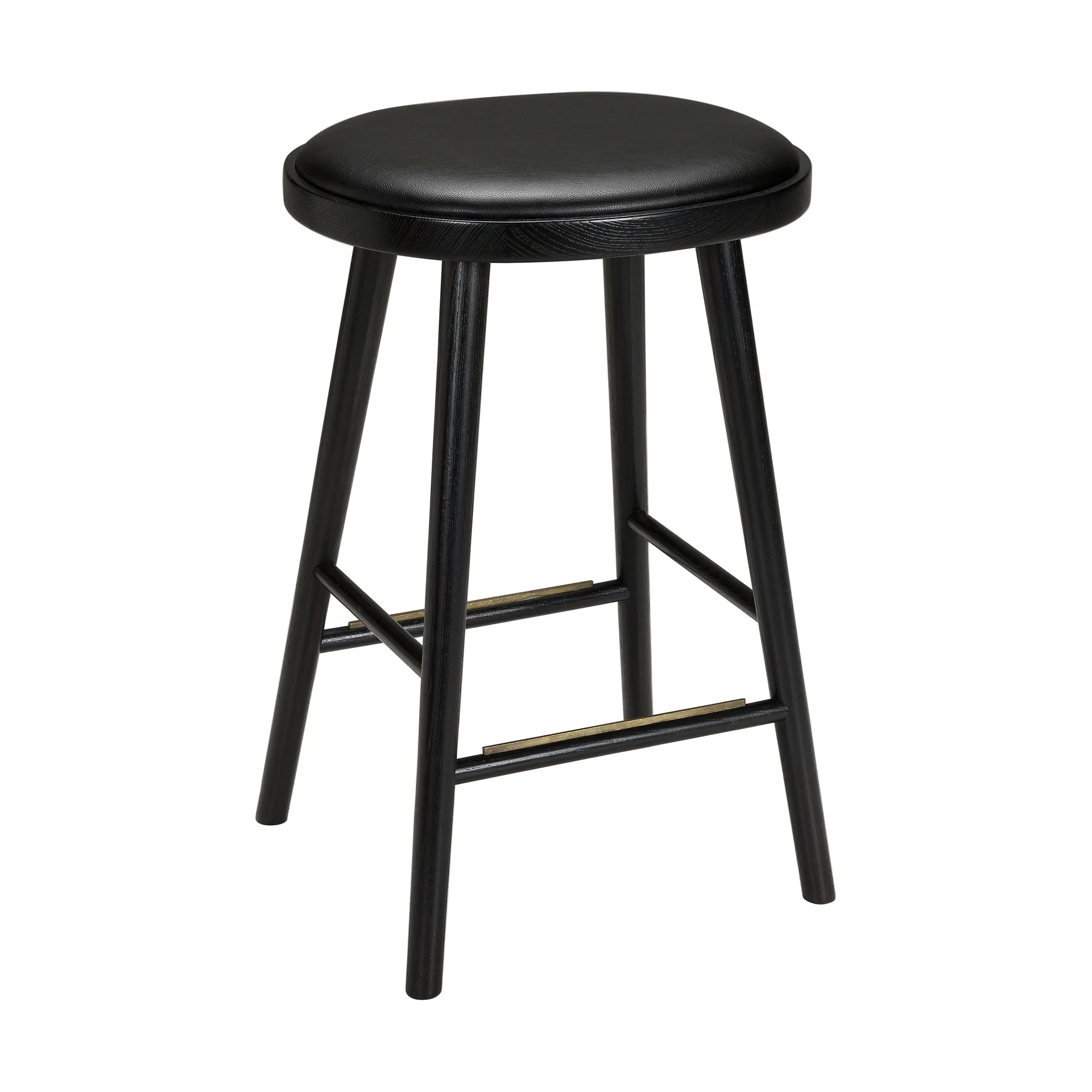 Colibri barpall 74 cm, Ek svart bets-svart dyna Hans K