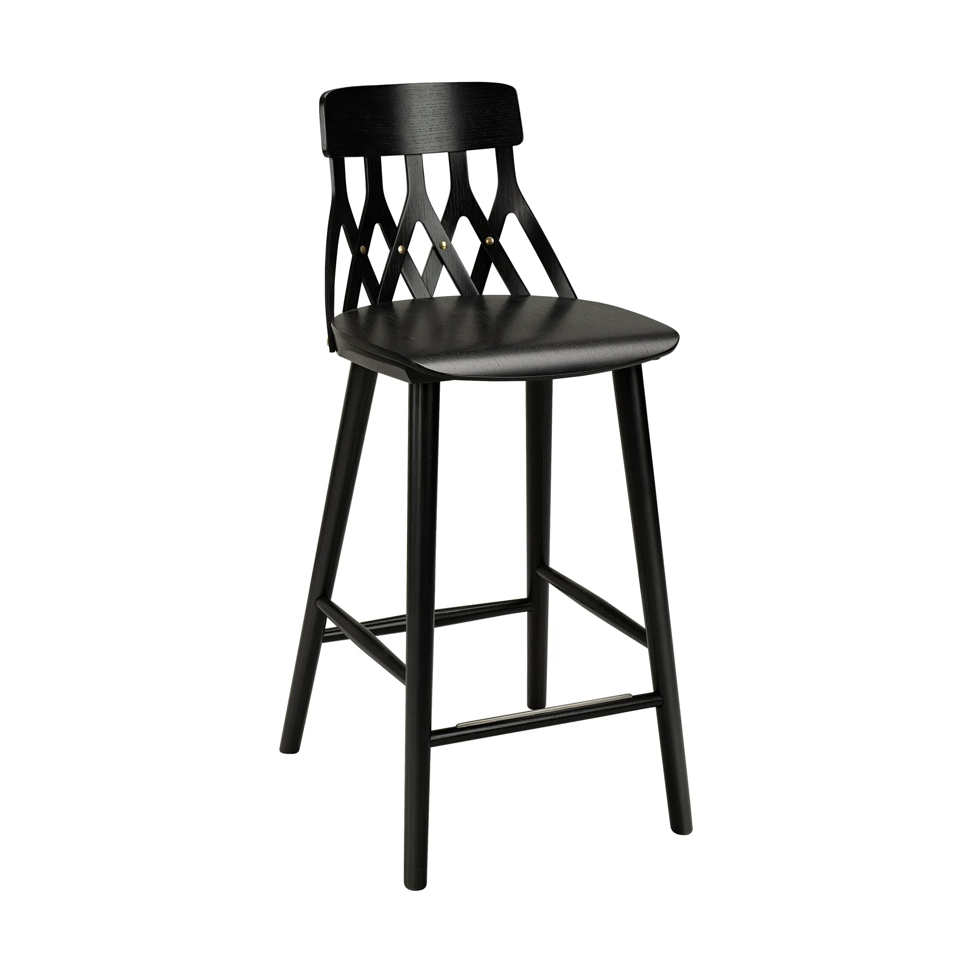 Y5 barstol 63 cm, Ask svart bets Hans K