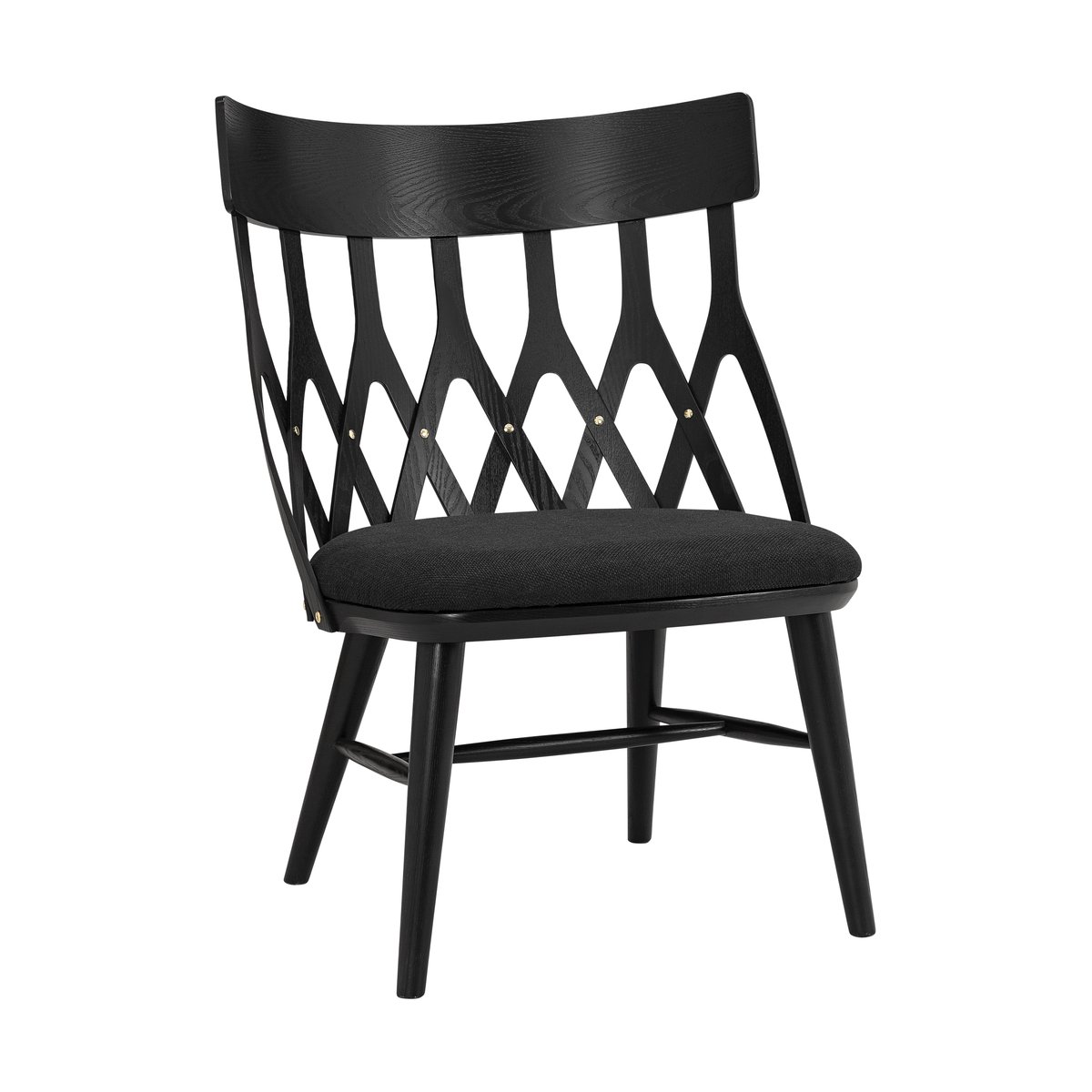 Hans K Y5 loungestol Svart bets-svart dyna | Skandinavisk Design | Stolar | Svart