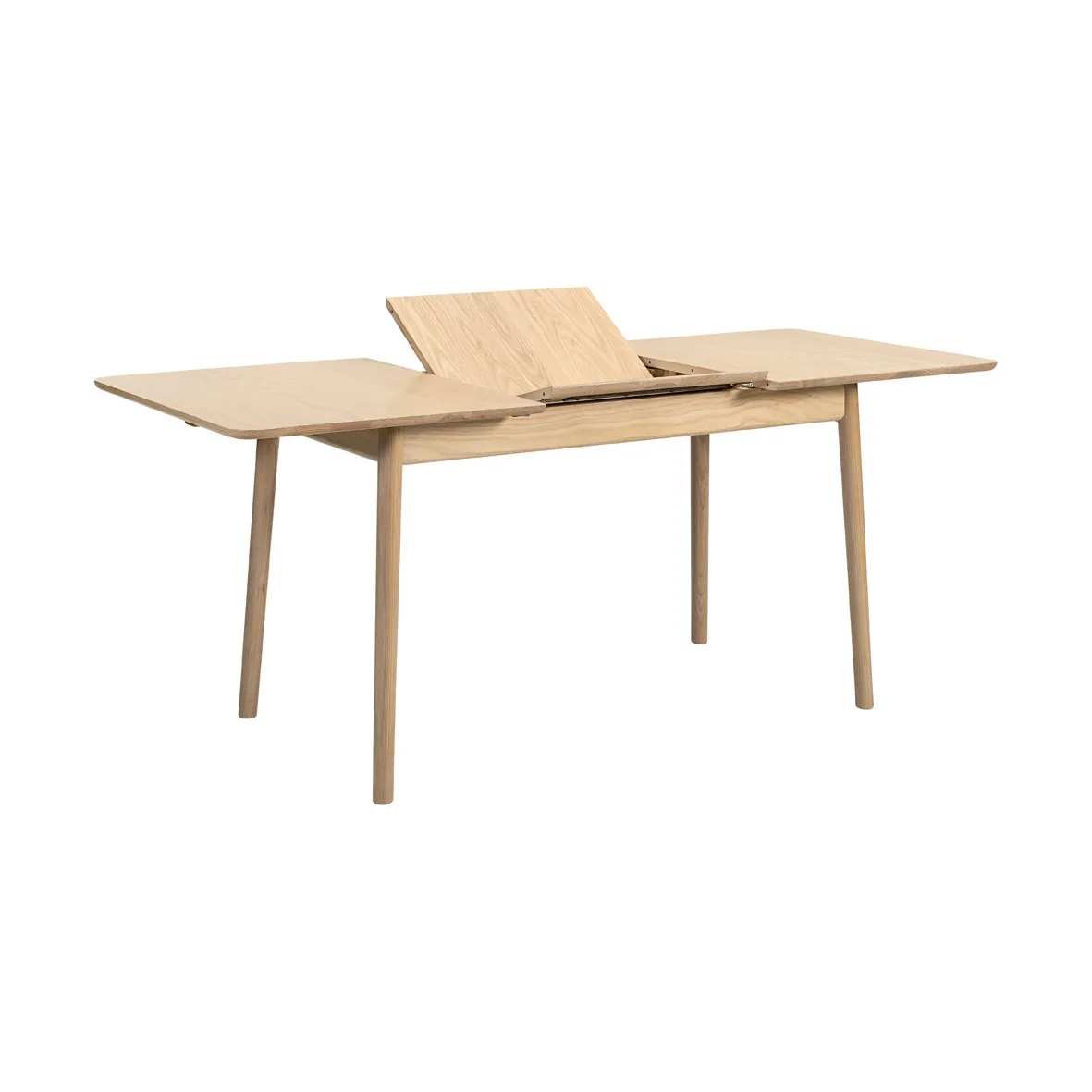 ZigZag bord butterfly 127x75 cm, Ask blond bets-ilägg 53 cm Hans K