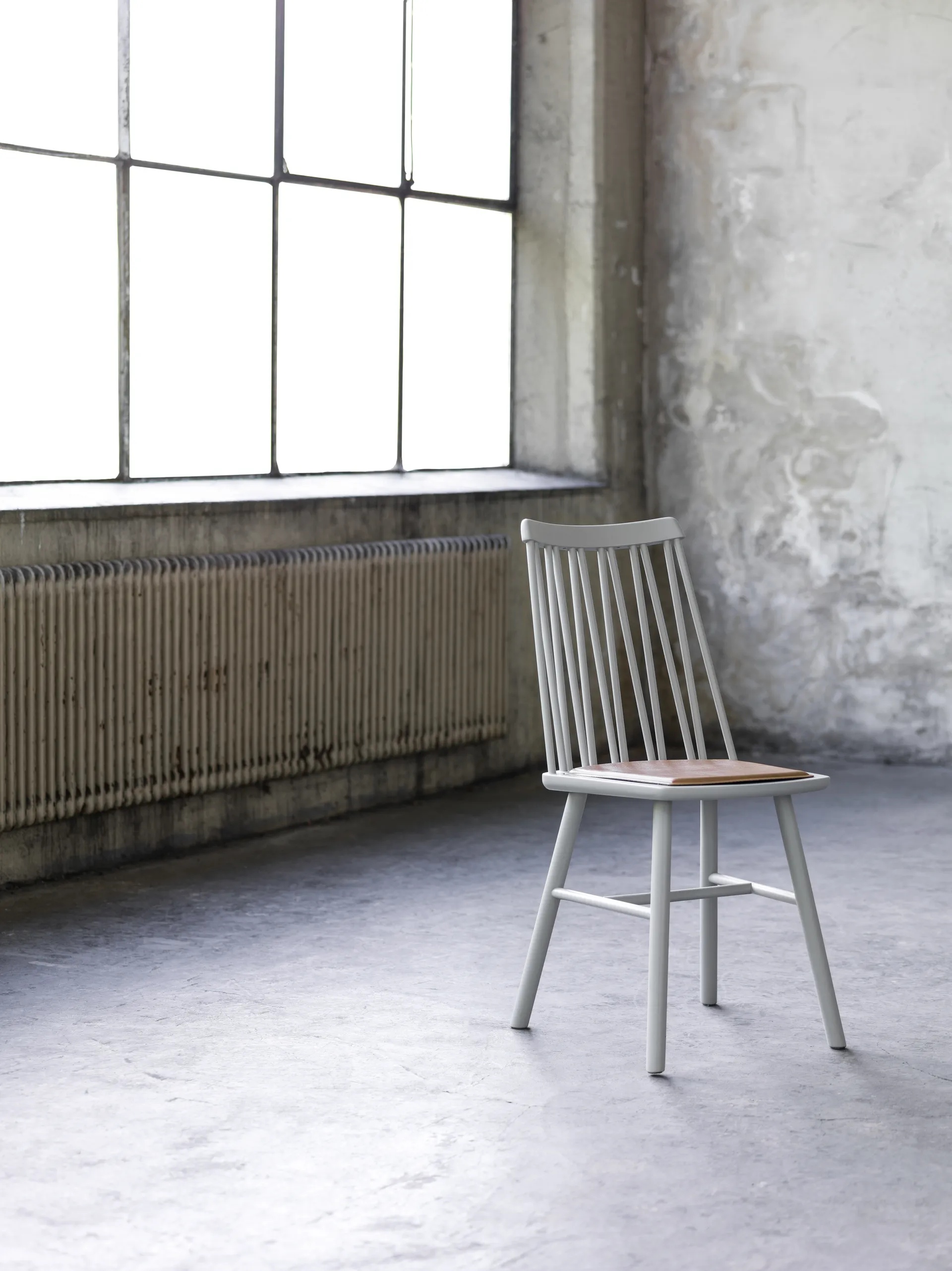 ZigZag dyna stol, Bonded läder camel Hans K