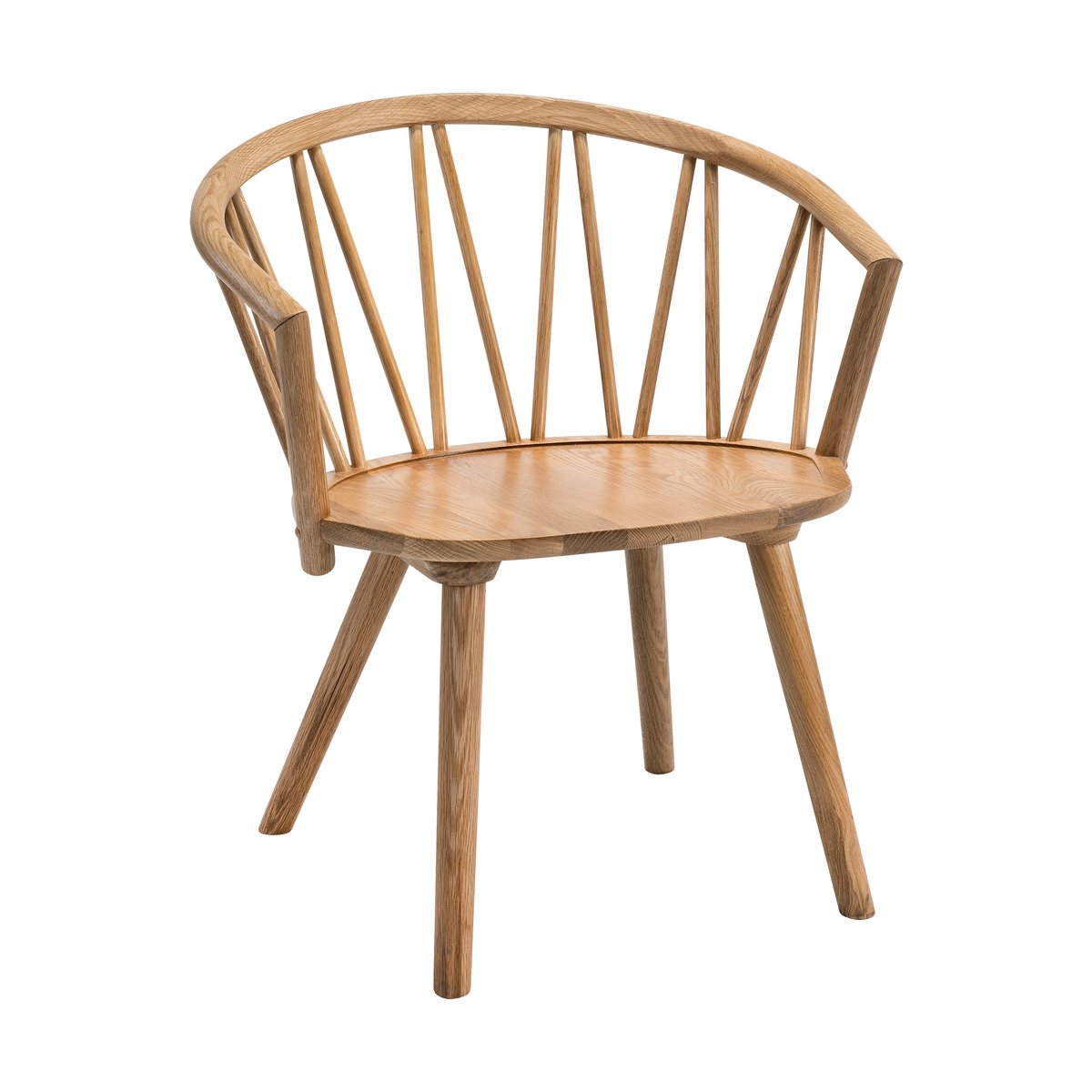 Hans K ZigZag loungestol Ek oljad | Skandinavisk Design | Stolar | Vit