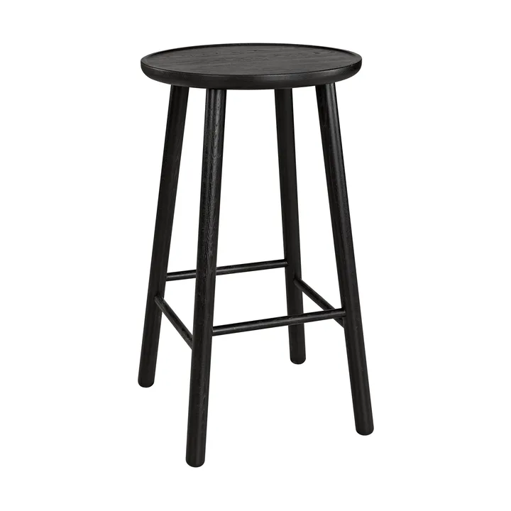 ZigZag rund barpall 63 cm - Svart bets - Hans K