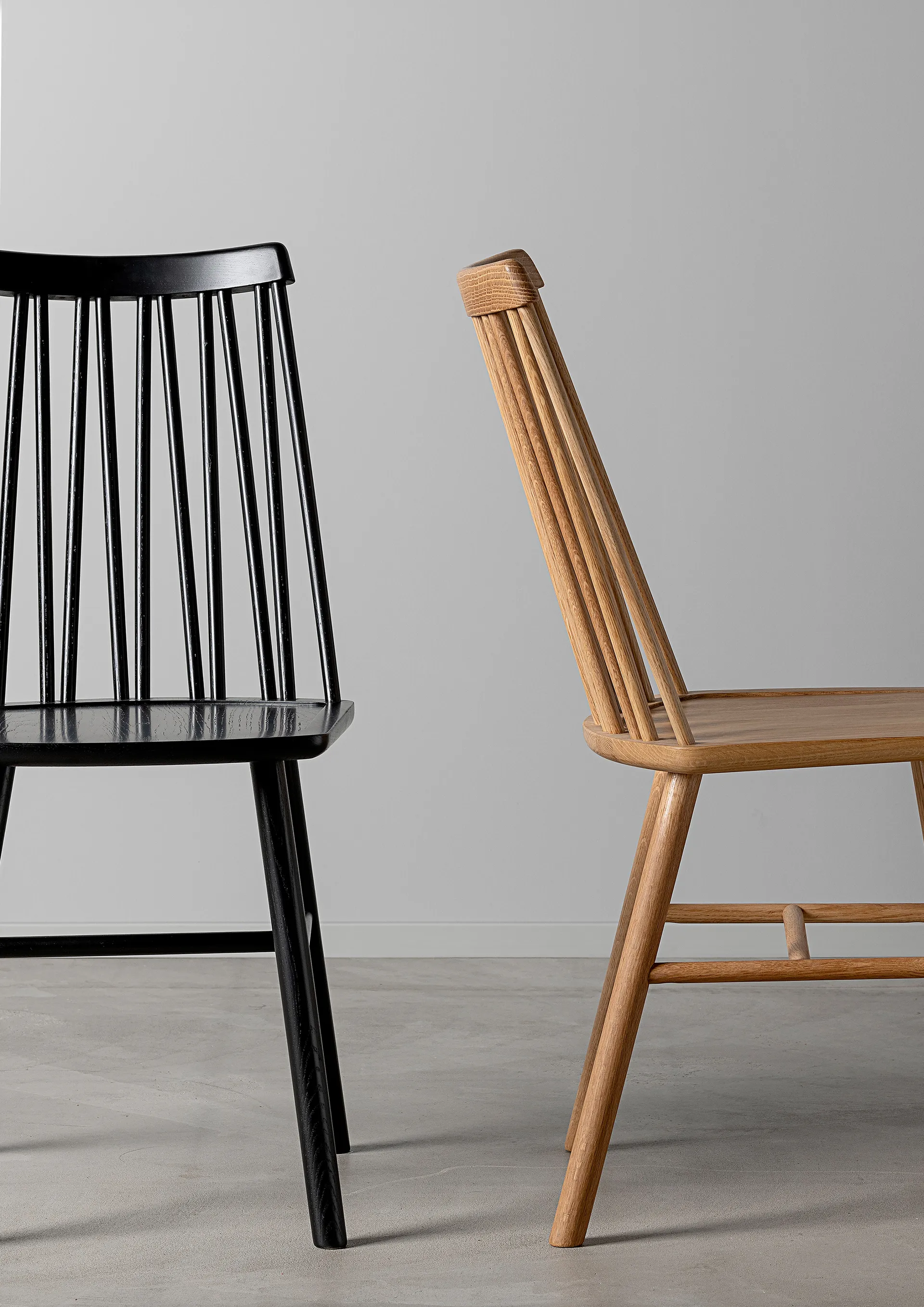 ZigZag stol, Ek obehandlad Hans K