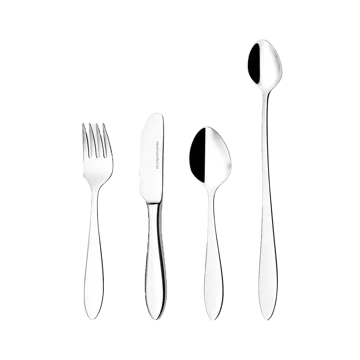 Fjord barnbestick 4 delar - Rostfritt stål - Hardanger Bestikk