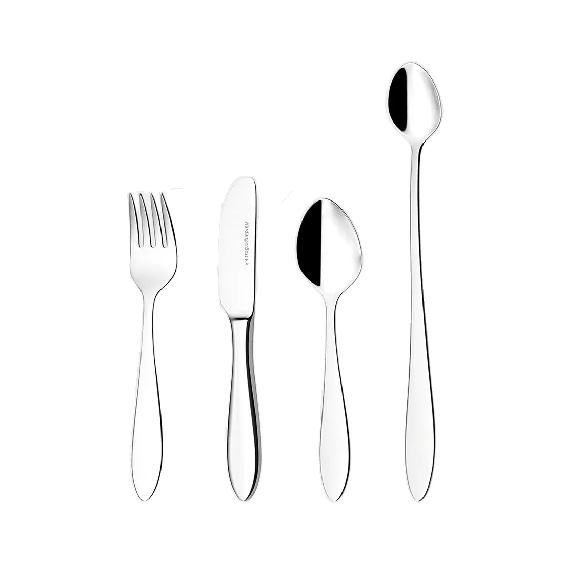 Hardanger Bestikk Fjord barnbestick 4 delar Rostfritt stål