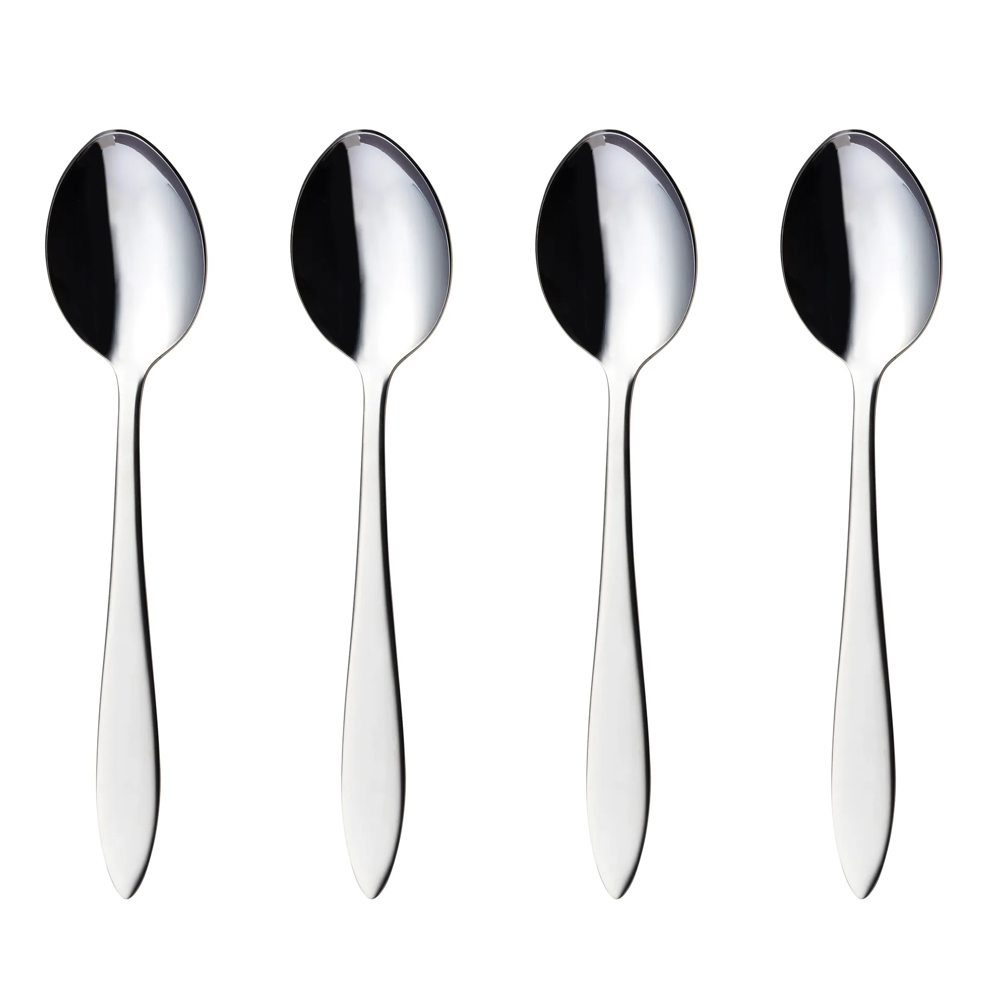 Fjord dessertsked 4 delar, rostfritt stål Hardanger Bestikk